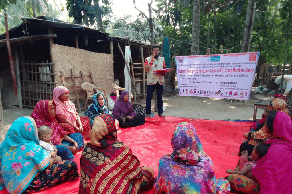 Monthly CRC Meeting Strengthens Caregiver Support for Children with Disabilities in Khorincha